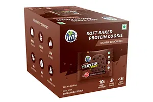HYP Soft Baked Protein Cookies - Double Chocolate - Box of 6 Cookies