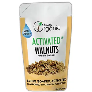 Honestly Organic Activated Walnuts - Mildly Salted, Long Soaked & Air Dried to Crunchy Perfection - Easier to digest & more nutrient-dense