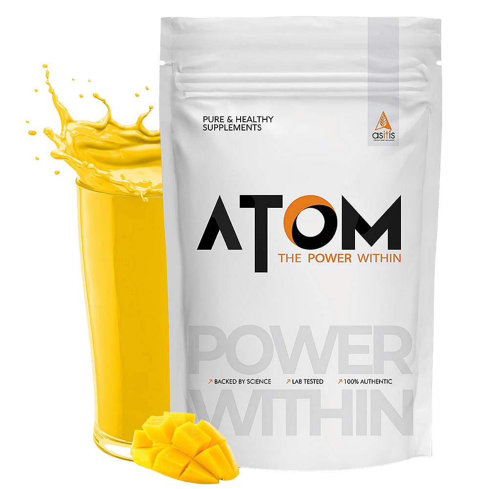 

AS-IT-IS Nutrition ATOM Beginners Whey Protein 1kg | Accelerates Muscle-building | Increases Body Strength | Mango fusion