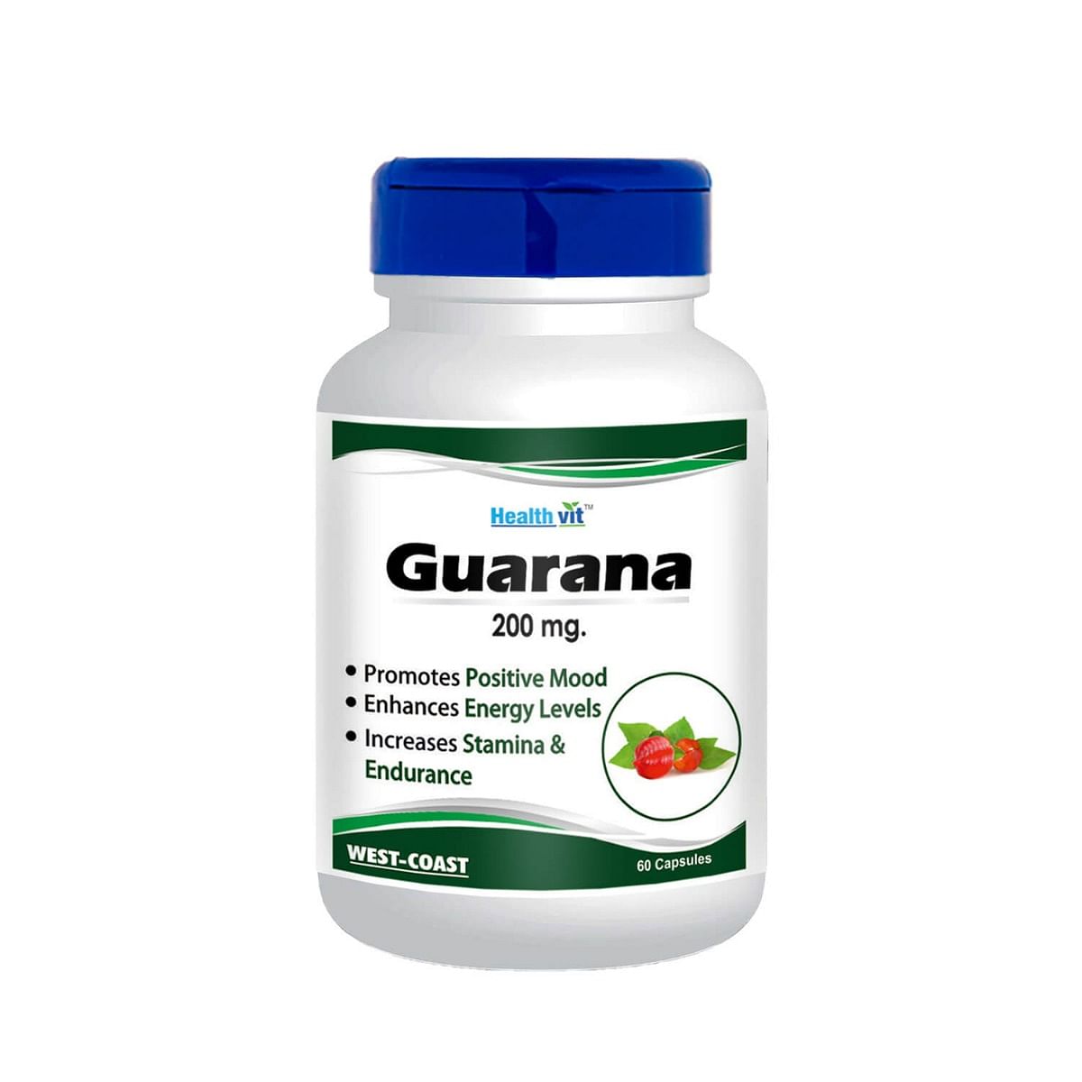 Healthvit Guarana 200 mg 60 Capsules