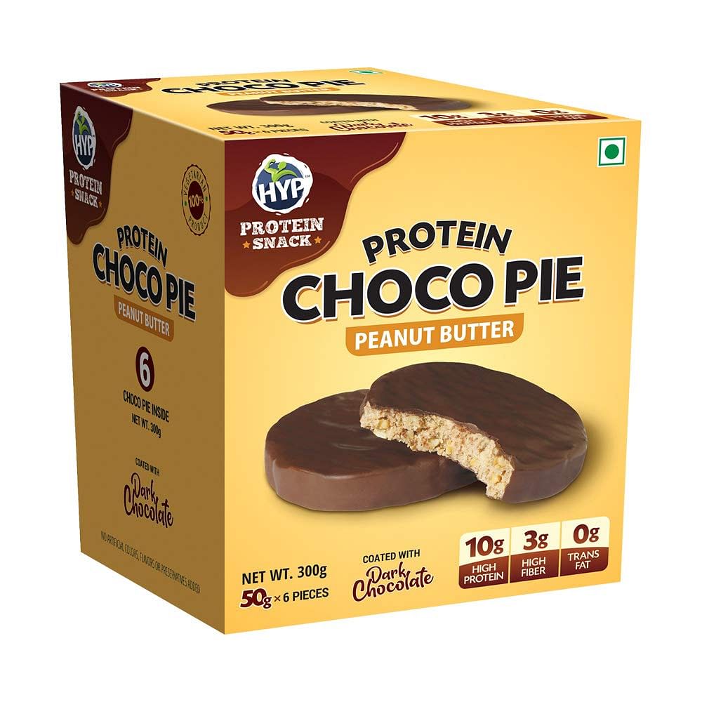 

HYP Protein Choco Pie - Peanut Butter - Box of 6 Pcs