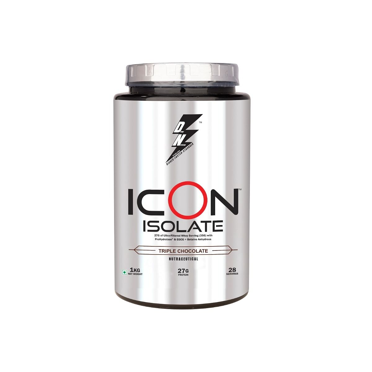 

DIVINE NUTRITION ICON ISOLATE - 1 KG | Ultra-filtered whey isolate protein for fat loss support and overall growth | Enriched with vitamins and m...