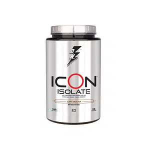 DIVINE NUTRITION ICON ISOLATE |  Ultra-filtered whey isolate protein for fat loss support and overall growth |  Enriched with vitamins and minerals|Cafe Mocha