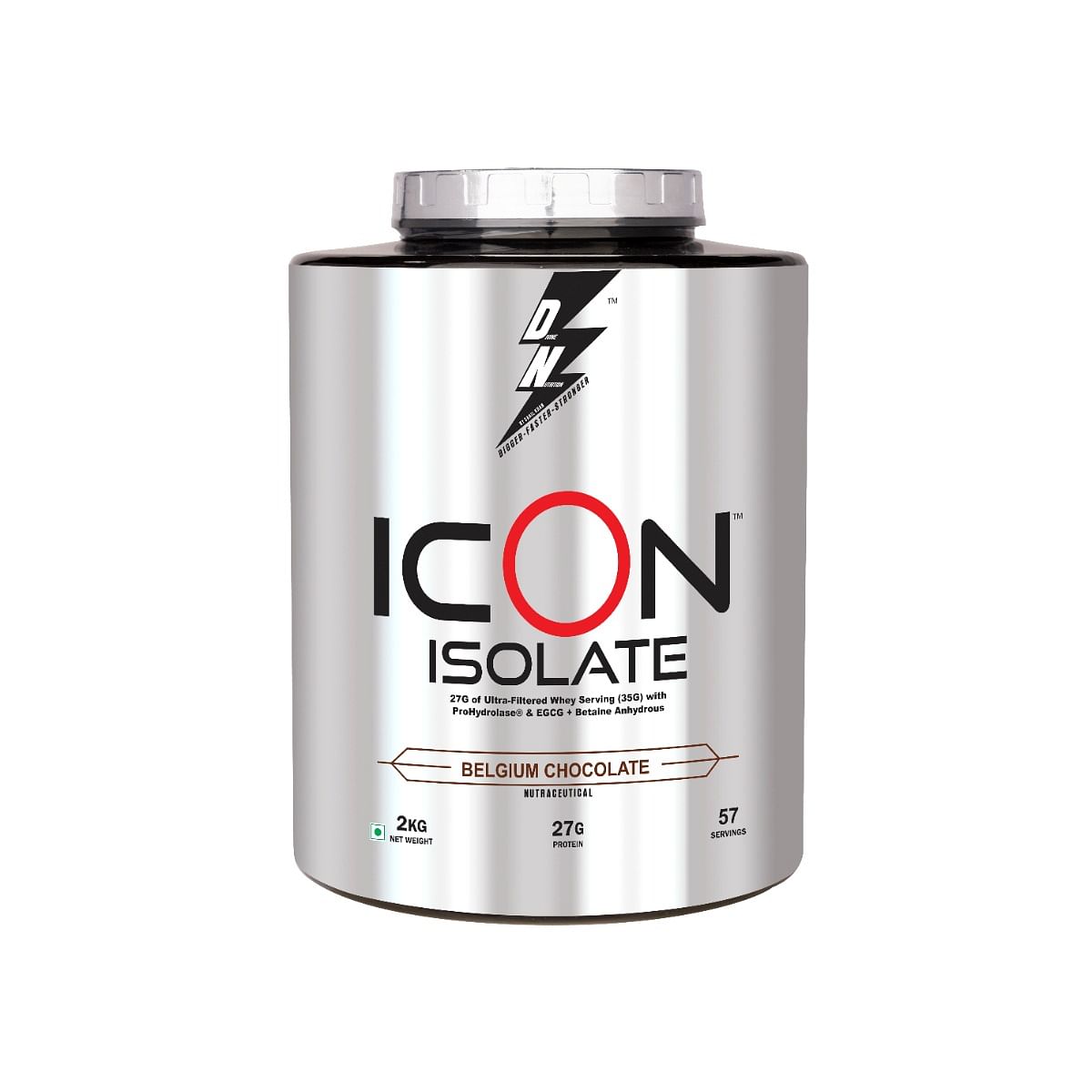 

DIVINE NUTRITION ICON ISOLATE - 2 KG | Ultra-filtered whey isolate protein for fat loss support and overall growth | Enriched with vitamins and m...