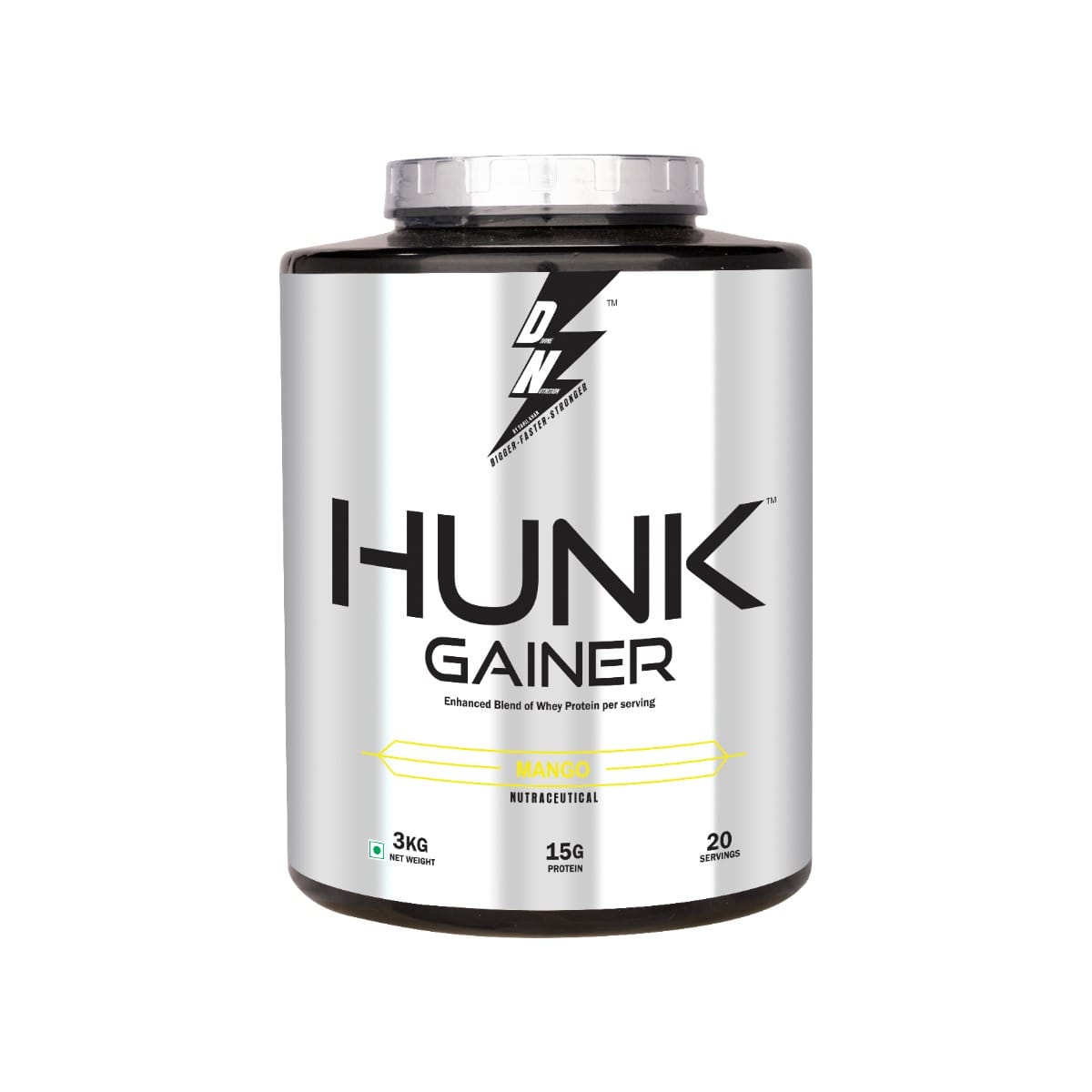 DIVINE NUTRITION HUNK GAINER - 3 KG | High-calorie blend with whey protein, carbs, and creatine | Supports muscle mass gain | exercise performance-picture-18