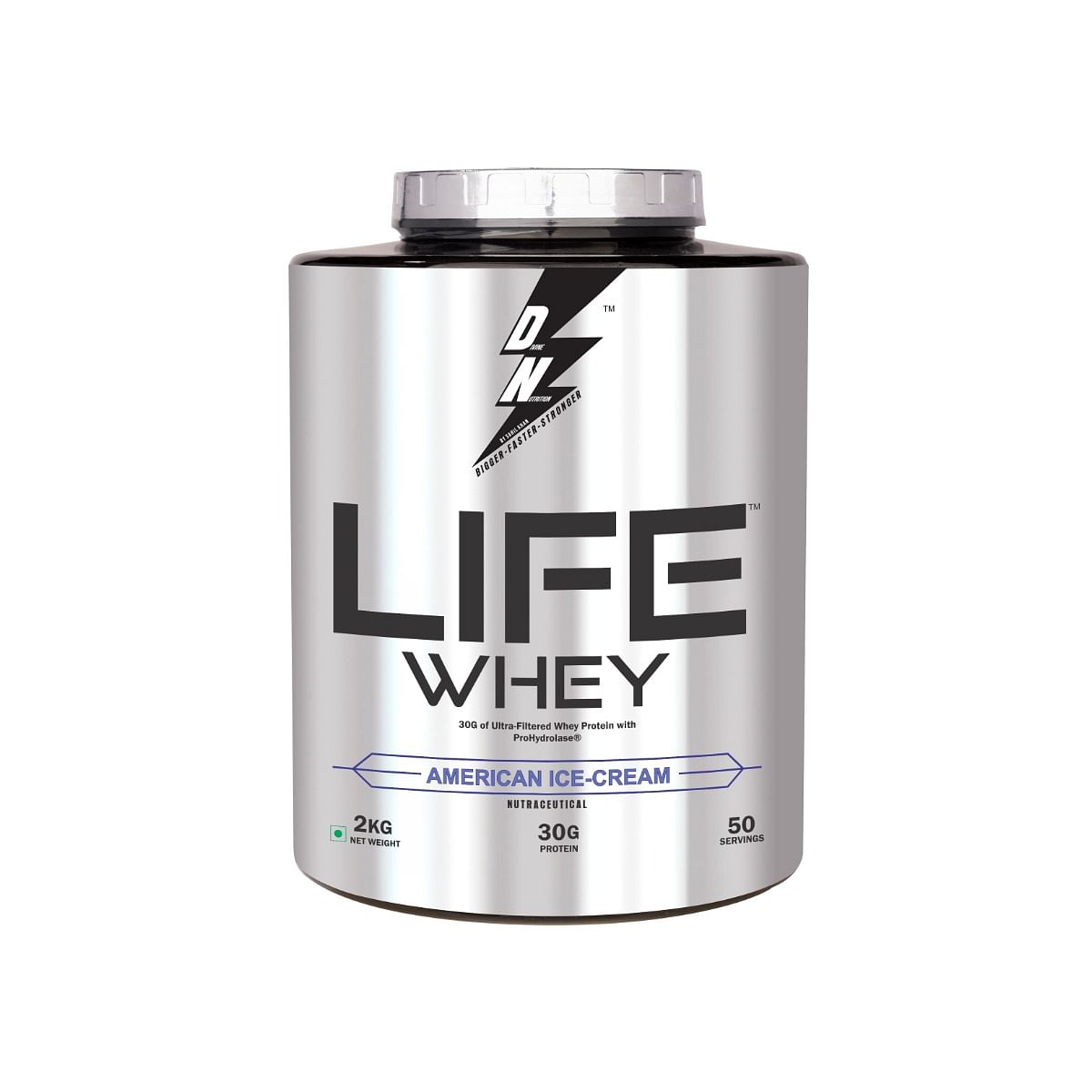 

Life Whey 2Kg | Premium whey protein with ProHydrolase for absorption & digestion | Boosts growth, energy, brain function | ProteinPower | American...