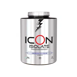 DIVINE NUTRITION ICON ISOLATE |  Ultra-filtered whey isolate protein for fat loss support and overall growth |  Enriched with vitamins and minerals|American Icecream.