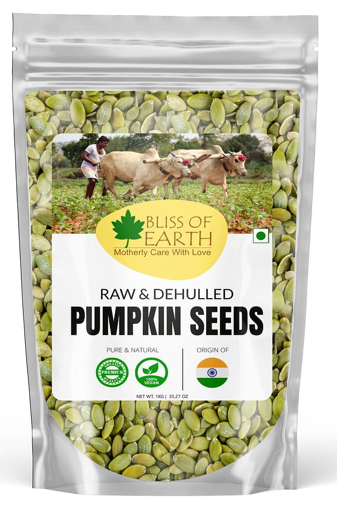 

Bliss of Earth Naturally Organic Pumpkin Seed - 1 Kg