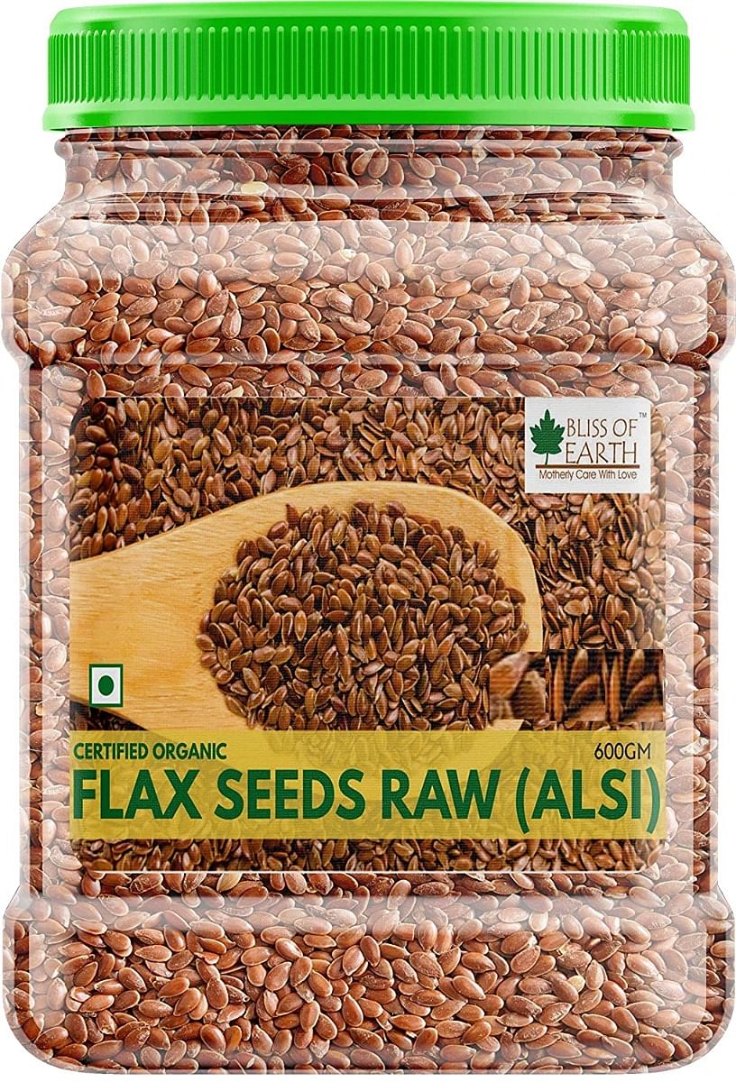 

Bliss of Earth Certified Organic Flax Seed - 600 gm