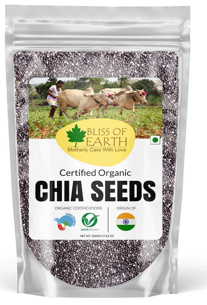 

Bliss of Earth Certified Organic Chia Seed - 500 gm