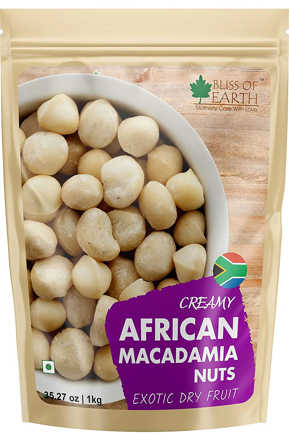 

Bliss Of Earth Healthy Macadamia Nuts, Super Nut For Bone And Gut Health - 1 Kg