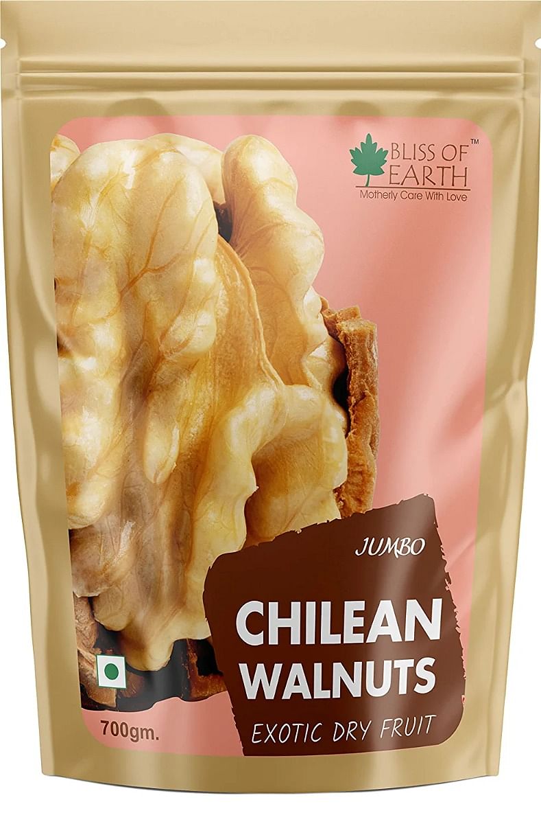 

Bliss of Earth Jumbo Chilean Walnuts Kernels Without Shell ( Akhrot Giri) - 200 gm