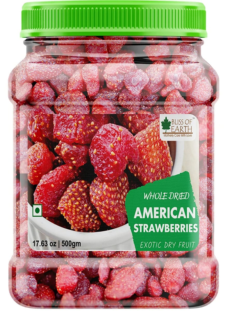 Bliss of Earth Whole Dried American Strawberries Exotic Dry Fruit-image-7