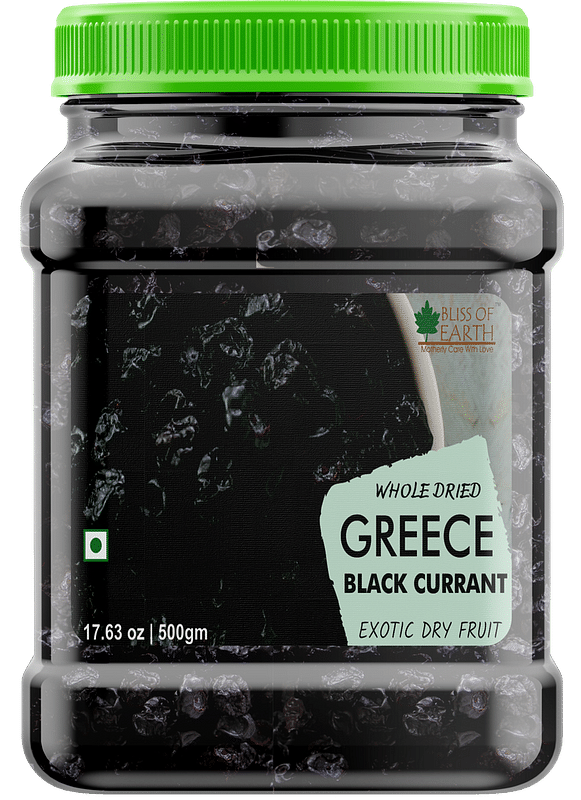 

Bliss of Earth Whole Dried Greece Black Currant Exotic Dry Fruit - 500 gm