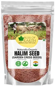 Bliss Of Earth Halim Seeds Organic for Eating, Aliv Seeds for Hair & Immunity Booster Foods