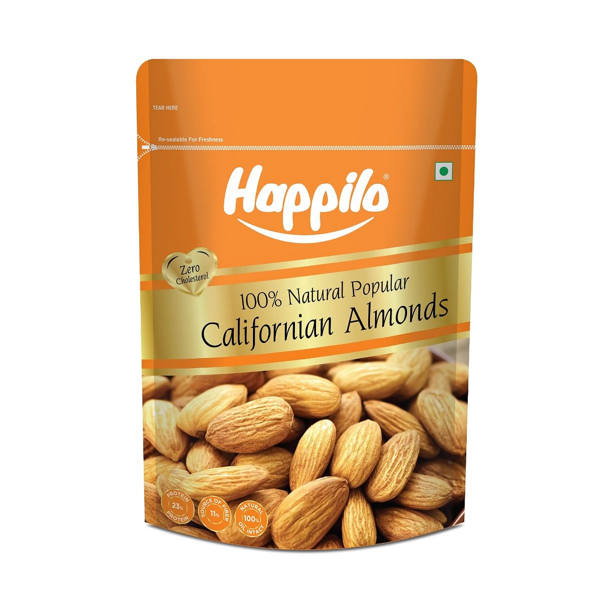 

Happilo Natural Popular Californian Almonds 400g - Pack Of 1