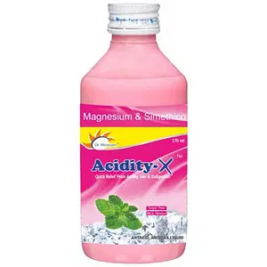 DR. MOREPEN Acidity-X Syrup For Acidity, Gas & Indigestion Relief, Mint Flavour - 170ml