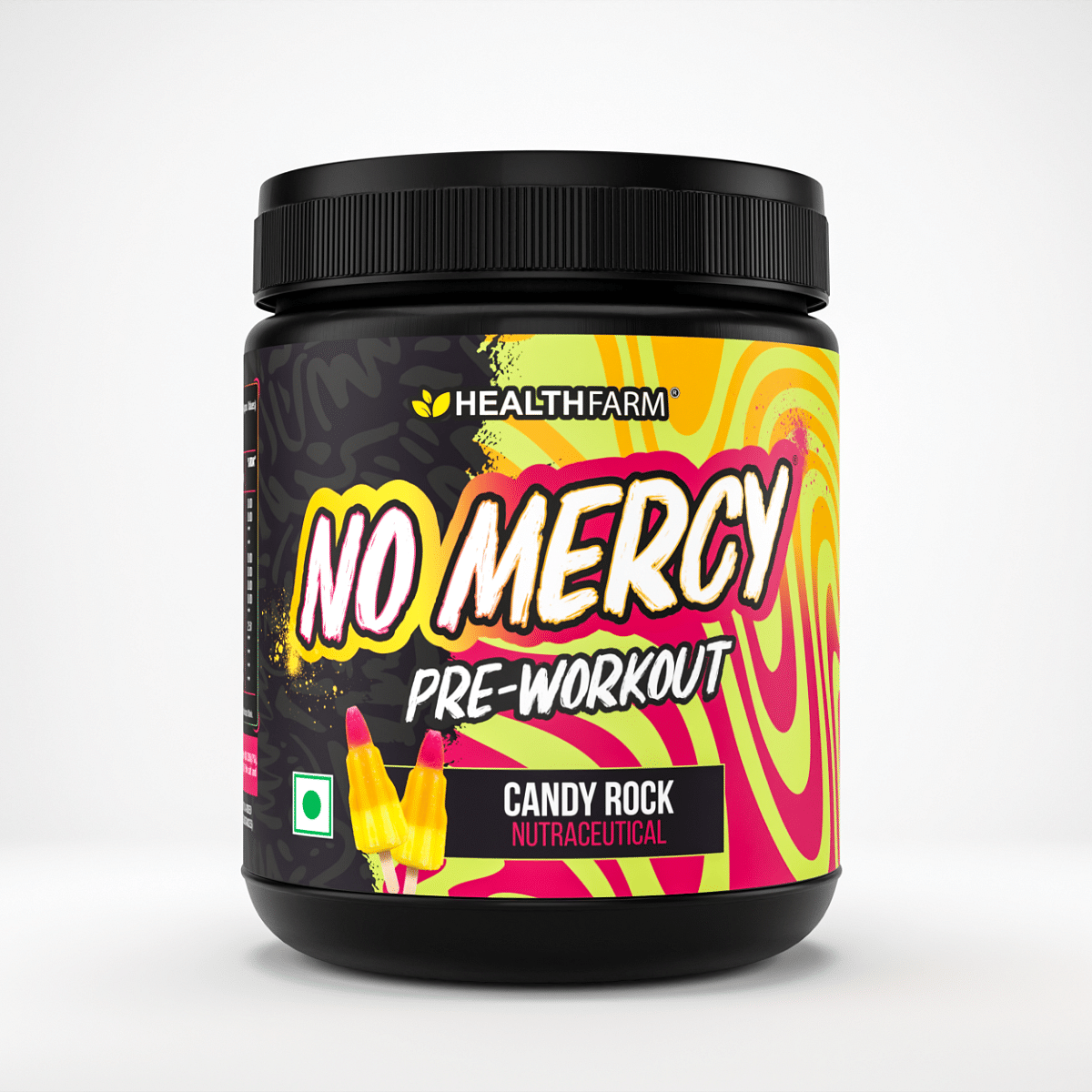 

Health NO MERCY Pre workout 130g Candy Rock
