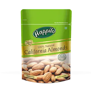 Happilo Premium Natural Californian Almonds 200g 