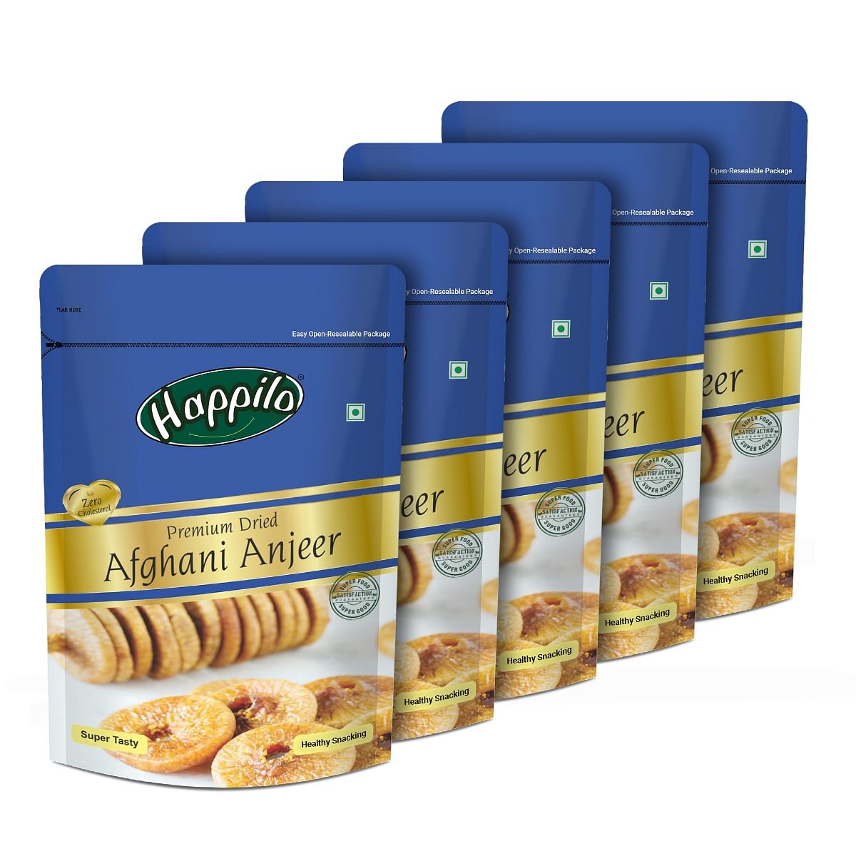 

Happilo Premium Dried Afghani Anjeer 200g (Pack of 5)