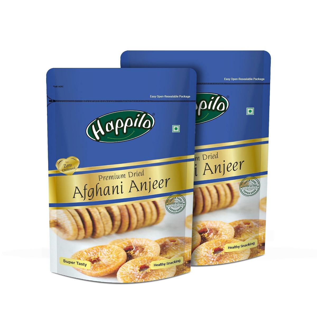 

Happilo Premium Dried Afghani Anjeer 200g (Pack of 2)