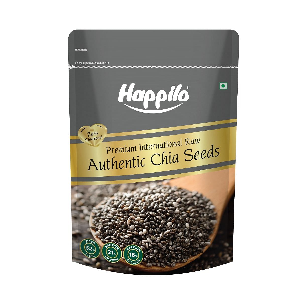 

Happilo Premium Raw Authentic Chia Seeds 250g (Pack of 1)