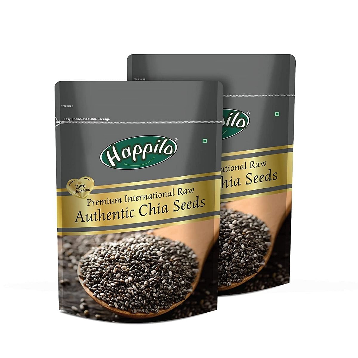 

Happilo Premium Raw Authentic Chia Seeds 250g (Pack of 2)