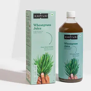 Kapiva Wheatgrass Juice (Natural Detoxifier), 1 L, Unflavoured