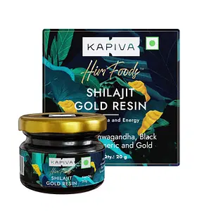 Kapiva Shilajit Gold Resin | Helps in boosting Stamina | Contains 24 Carat Gold | 100% Ayurvedic