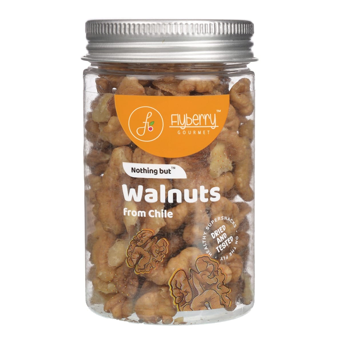 Flyberry Gourmet Premium Walnuts| 100% Natural | High in Omega3 and Antioxidants | Imported from Chile