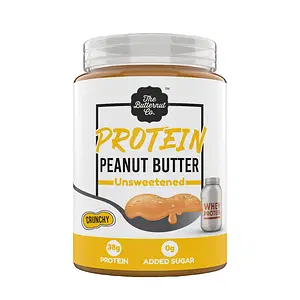 The Butternut Co. Protein Unsweetened Peanut Butter Butter Crunchy  - 925g