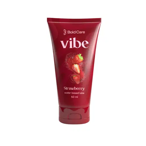 Bold Care Vibe Strawberry - Personal Lubricant for Men and Women - Premium Strawberry Flavour - Water Based Lube - Skin Friendly, Silicone and Paraben Free - No Side Effects Bold Care Vibe Strawberry - Personal Lubricant for Men and Women - Premium Strawberry Flavour - Water Based Lube - Skin Friendly, Silicone and Paraben Free - No Side Effects