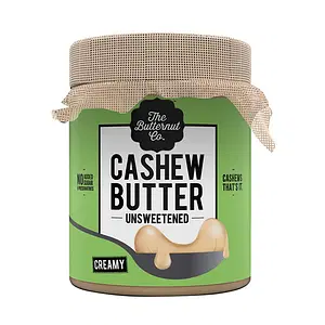The Butternut Co. Cashew Butter Unsweetened - 200g (No Added Sugar, Vegan, High Protein, Keto)