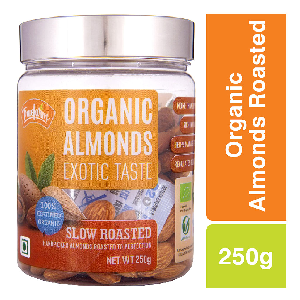 

Truefarm Organic Roasted Almonds - 250 g