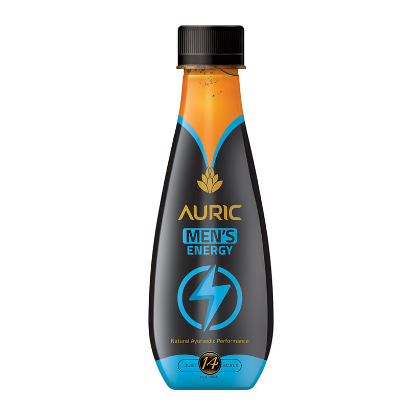 

Auric Men's Energy Drink for Stamina, Endurance & Performance | Natural Ayurvedic Herbs | No Caffeine | Energy Drink Mix (Pomegranate Flavor) in Pa...