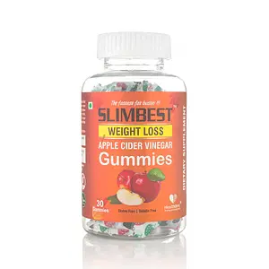 Healthbest Slimbest Apple Cider Viegar Gummies Weight Loss Improve Digestion Sugar Free 30 Gummies