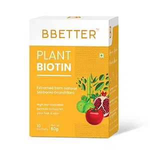 BBETTER Plant Biotin 10000 mcg, 10 sachets/pack