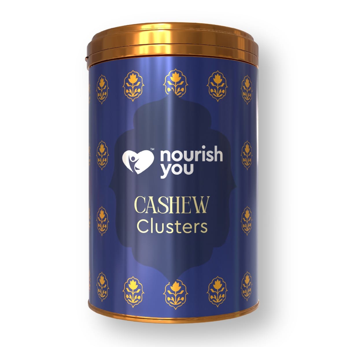 Nourish You Cashew Clusters with Almond, Pumpkin & Watermelon Kernels | Cashew & Almond Bites | Protein-Rich Healthy Munchies | Cashew and Almond Brittles | Guilt-Free Nut & Seed Snack | 80g Tin Pack