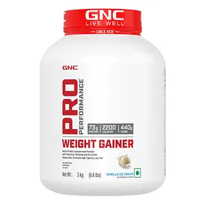 GNC Pro Performance Weight Gainer | Healthy Body Gains | Reduces Muscle Breakdown | Boosts Metabolism | Formulated In USA | 73g Protein |