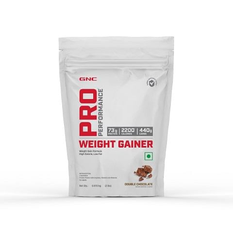 

GNC Pro Performance Weight Gainer 970gs | 73g Protein | Double Chocolate | Body Gains | Muscle | Boosts Metabolism