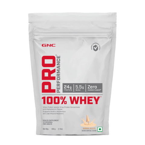 GNC Pro Performance 100% Whey Protein Powder | Boosts Strength ...