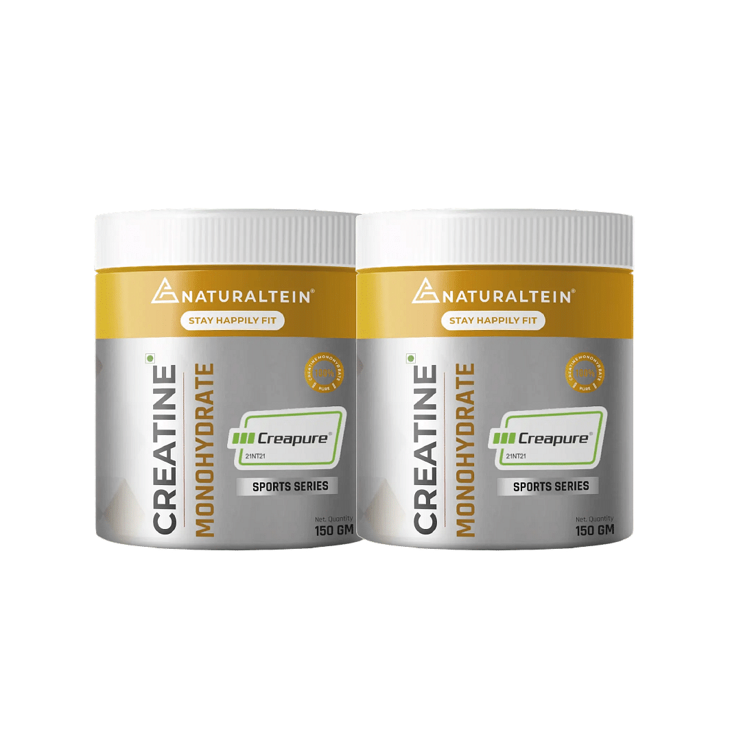 

NATURALTEIN Creatine Monohydrate - 150 gms - Pack of 2