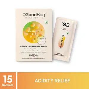 The Good Bug Acidity Aid SuperGut Powder | Helps in reducing acidity occurence, strenghten diggestive system