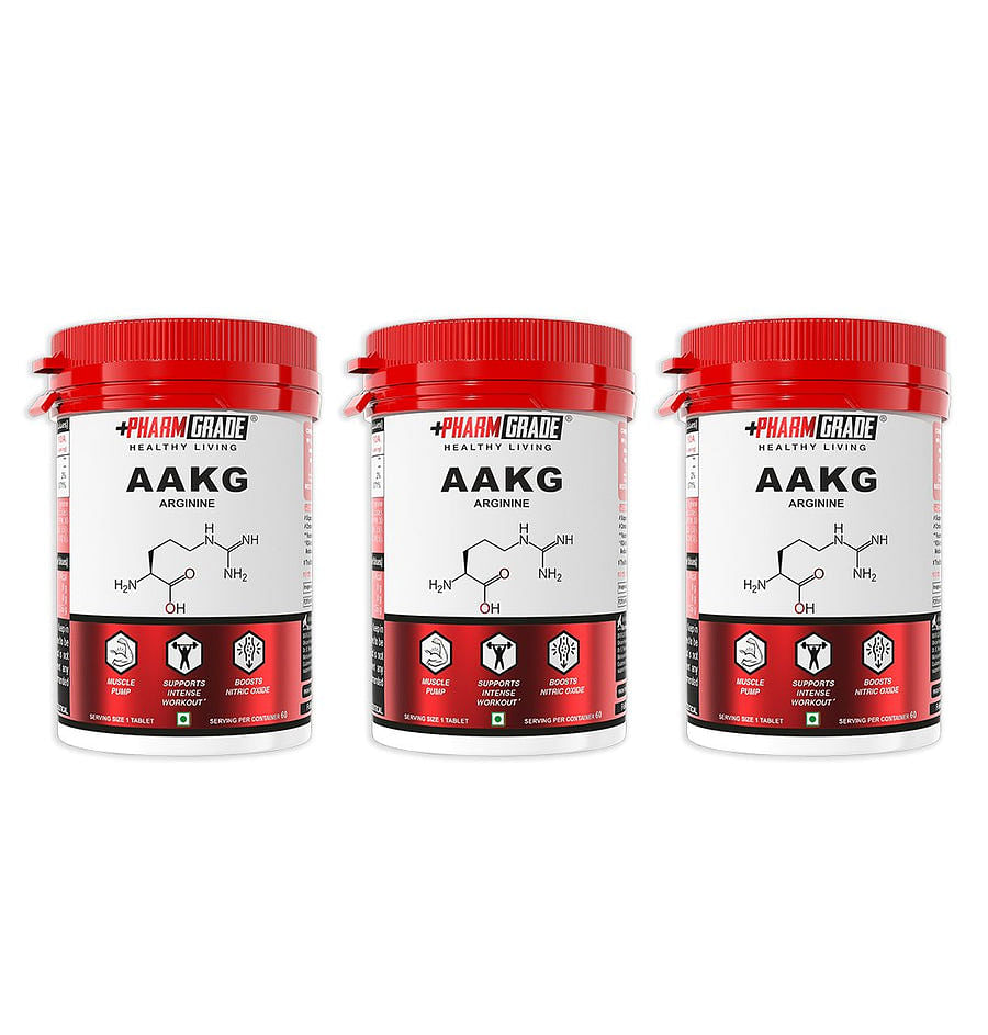 

Pharmgrade Healthy Living Aakg Pack of 3