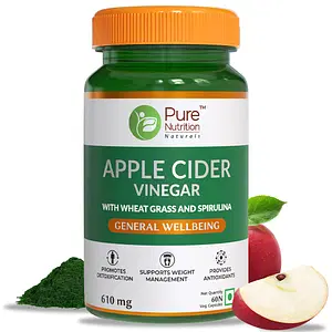 Pure Nutrition Apple Cider Vinegar  Capsules - 60Caps