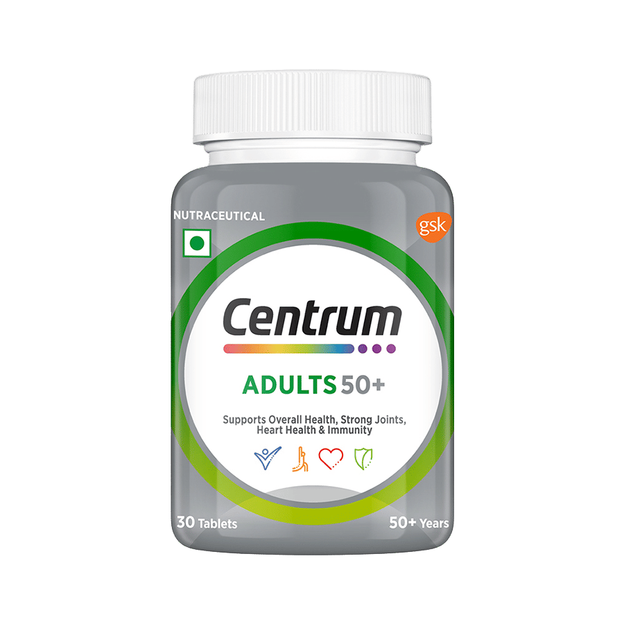 Centrum Adults 50+ with Calcium, Vitamin D & 22 vital Nutrients for Overall Health, Strong Joints & Heart Health (Veg) |World's No.1 Multivitamin-image-9