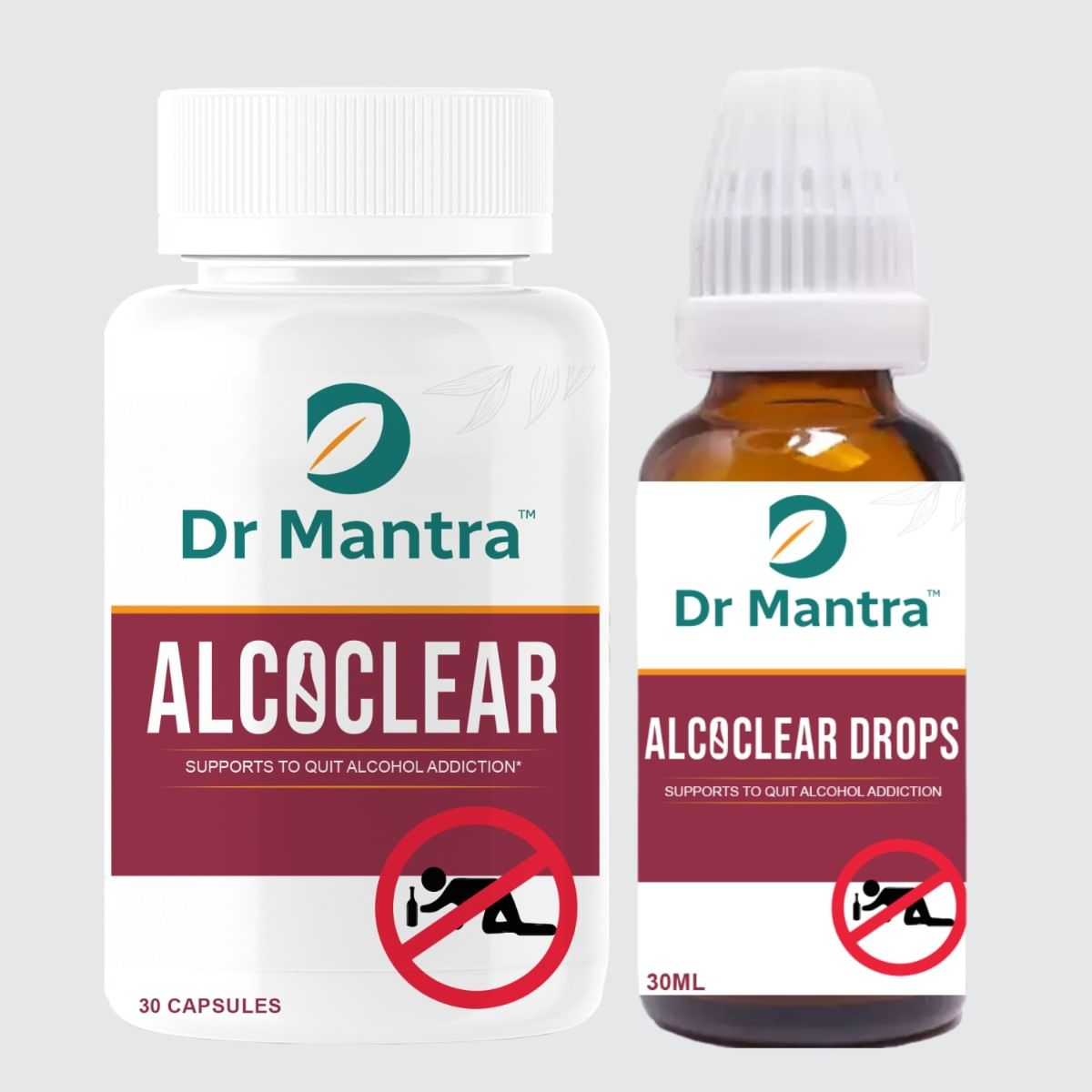 

Dr Mantra alcoclear combo(Caps+drops)