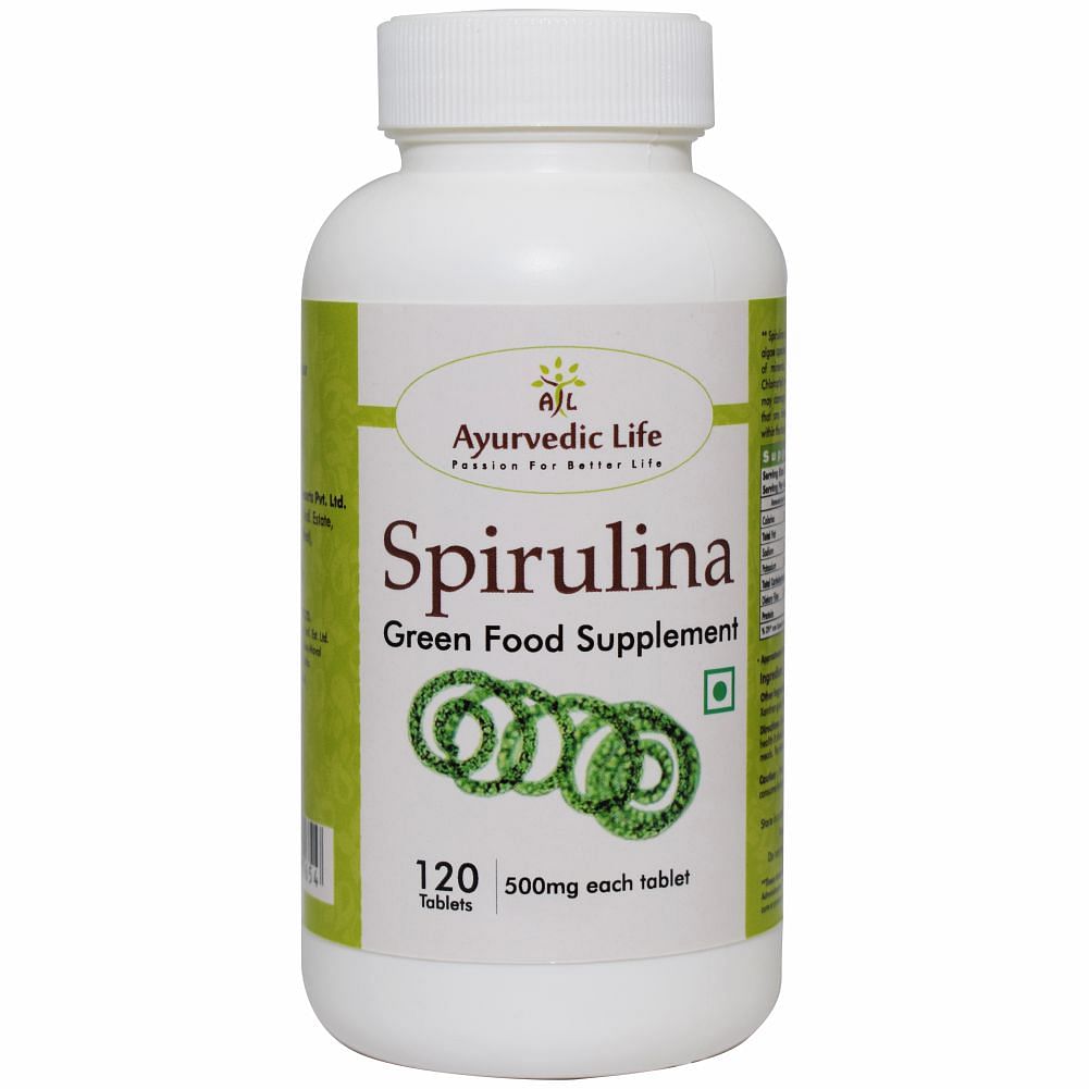 

Ayurvedic Life Spirulina 120 Tablets