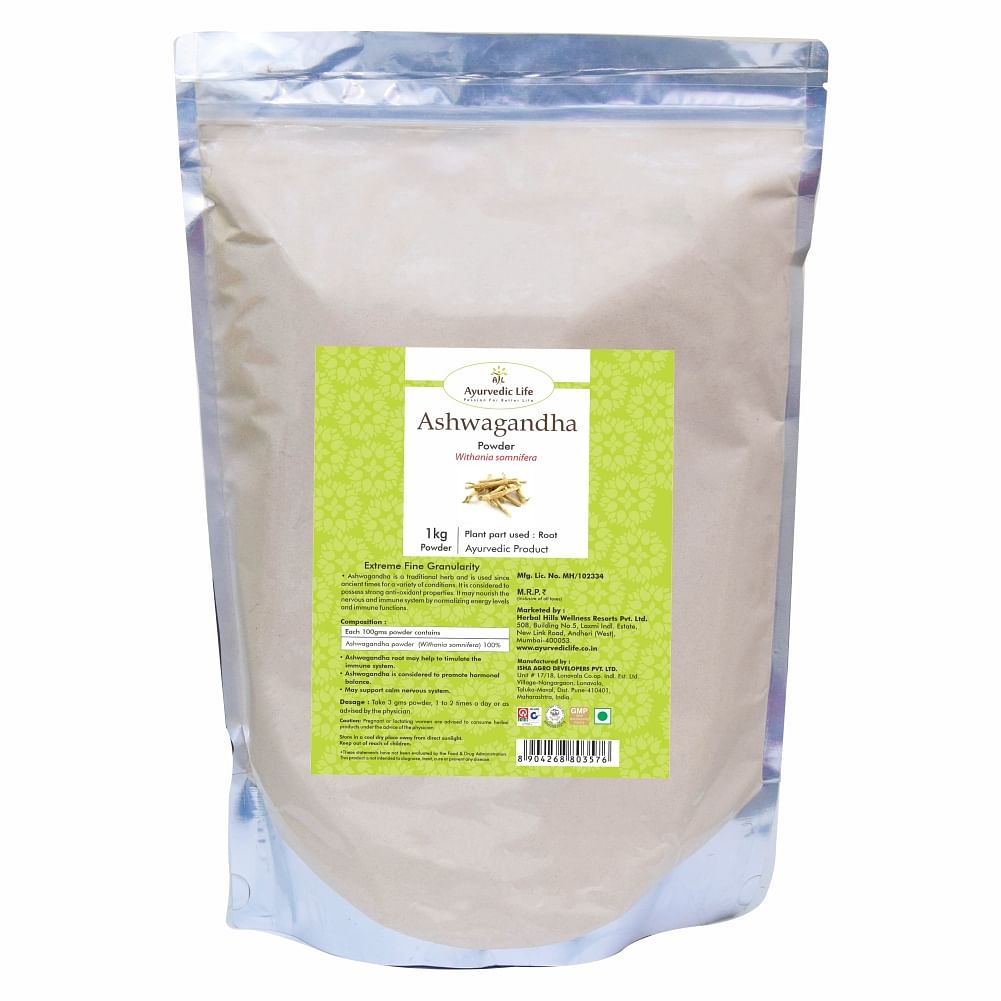 

Ayurvedic Life Ashwagandha Powder - 1 kg