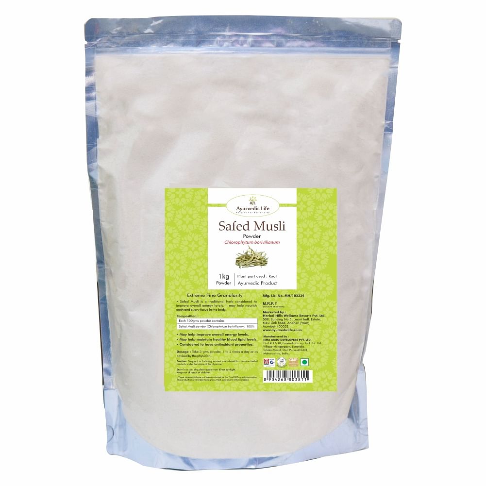 

Ayurvedic Life Safed Musli powder - 1 kg